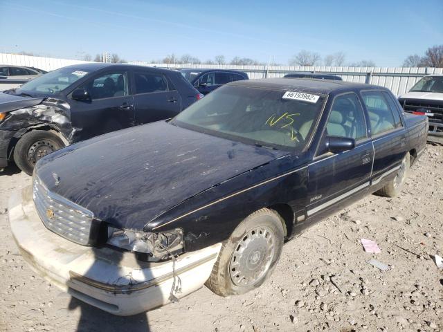 1G6KD54Y4WU****** - 1998 CADILLAC DEVILLE BLUE photo 2