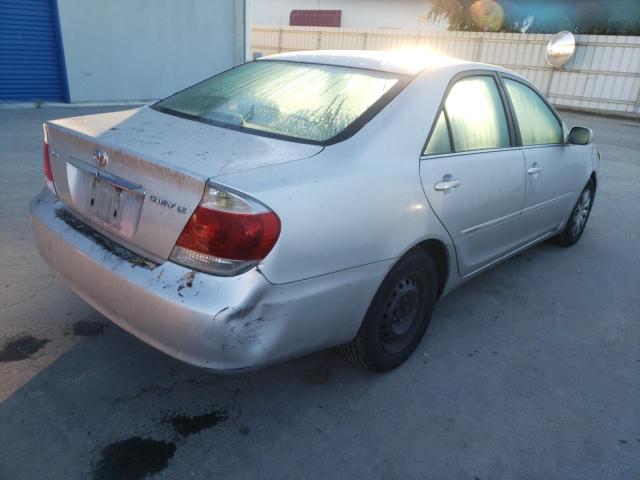 4T1BE32K96U131614 - 2006 TOYOTA CAMRY LE SILVER photo 4