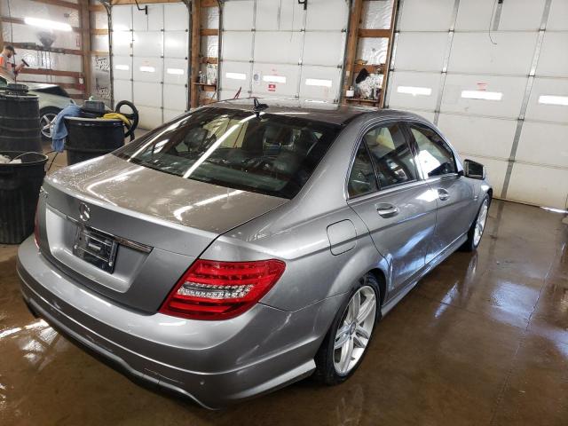 WDDGF4HB0DR289771 - 2013 MERCEDES-BENZ C 250 GRAY photo 3