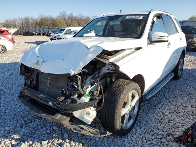 4JGDA5HB9GA693409 - 2016 MERCEDES-BENZ GLE 350 4M WHITE photo 2