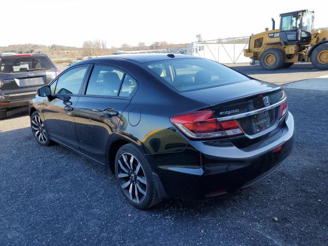 19XFB2F98FE061151 - 2015 HONDA CIVIC EXL შავი ფოტო 3