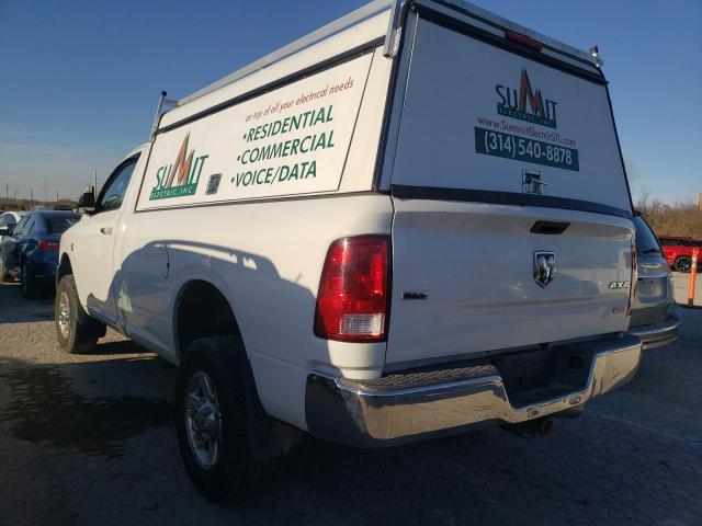 3C6LD5BL5CG142941 - 2012 DODGE RAM 2500 S WHITE photo 2