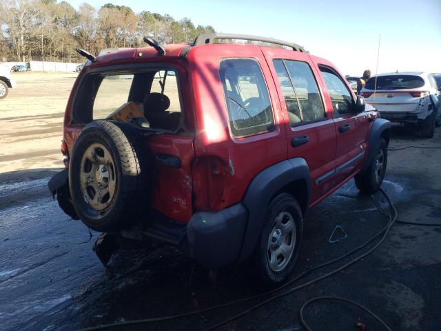 1J4GK48K53W565832 - 2003 JEEP LIBERTY RED photo 4