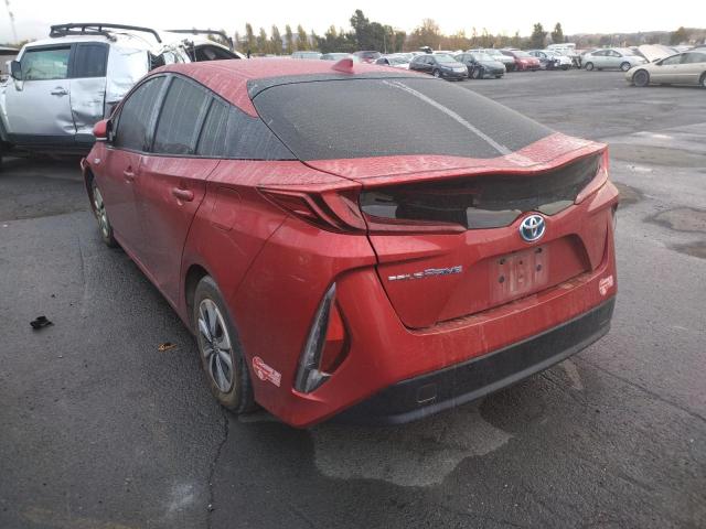 JTDKARFP1J3084621 - 2018 TOYOTA PRIUS PRIM 红色 照片 3