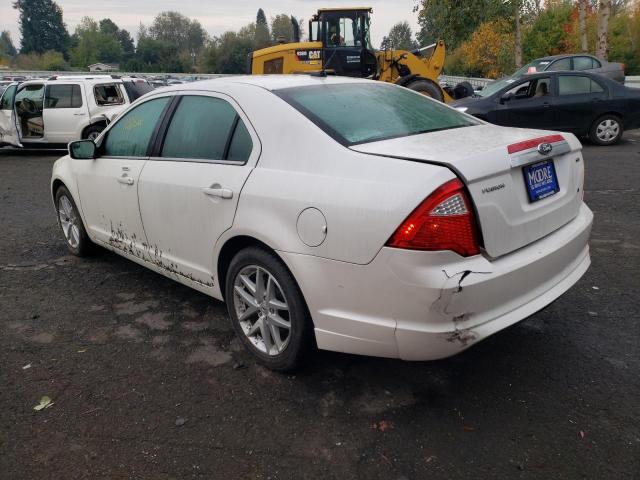 3FAHP0JA7CR265627 - 2012 FORD FUSION WHITE photo 3