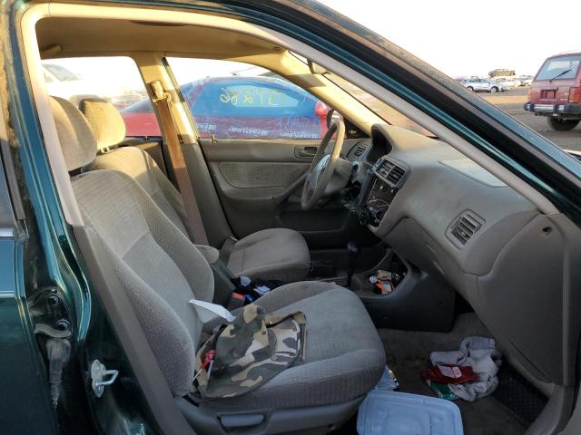 2HGEJ6615XH595487 - 1999 HONDA CIVIC BASE GREEN photo 5