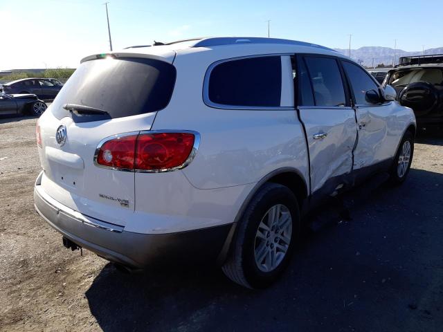 5GAER13728J213209 - 2008 BUICK ENCLAVE CX WHITE photo 4