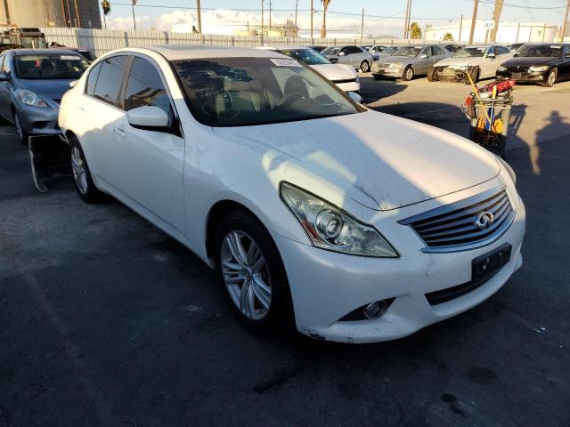 JN1CV6AR0DM752636 - 2013 INFINITI G37 WHITE photo 1