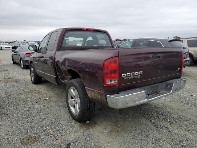 1D7HA18D24J123723 - 2004 DODGE RAM PICKUP BURGUNDY photo 3