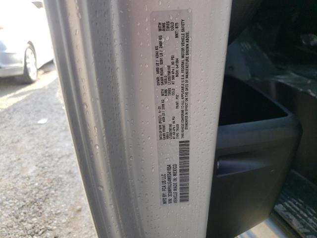 3C6MRVJG4ME541654 - 2021 RAM PROMASTER SILVER photo 10