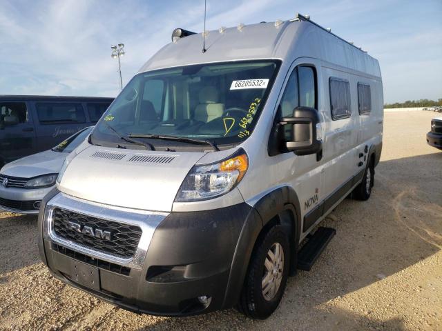 3C6MRVJG4ME541654 - 2021 RAM PROMASTER SILVER photo 2