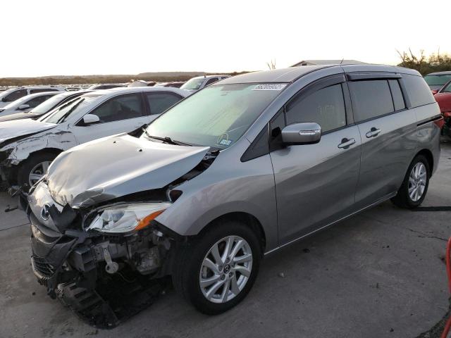 JM1CW2BL4F0190859 - 2015 MAZDA 5 SPORT SILVER photo 1