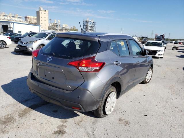 3N1CP5CVXLL490843 - 2020 NISSAN KICKS SV GRAY photo 4