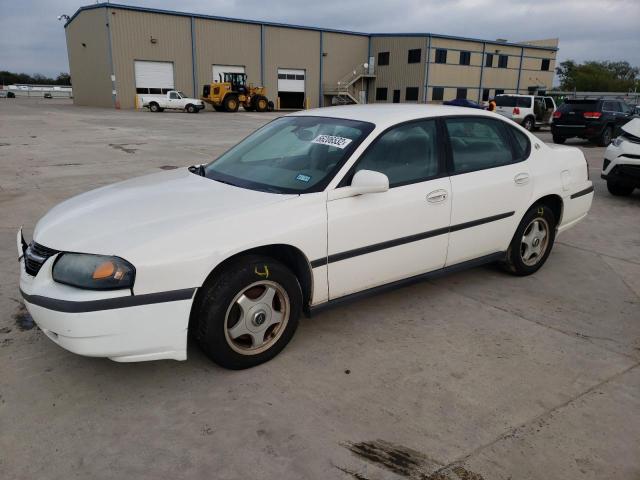 2G1WF52E749140503 - 2004 CHEVROLET IMPALA WHITE photo 1