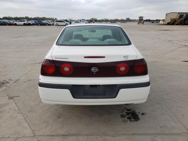 2G1WF52E749140503 - 2004 CHEVROLET IMPALA WHITE photo 6