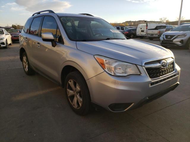 JF2SJADC7EH454515 - 2014 SUBARU FORESTER 2 SILVER photo 1