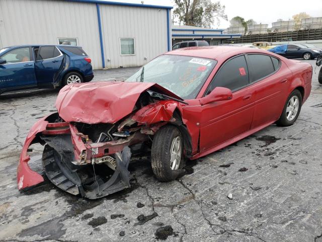 2G2WP552381102667 - 2008 PONTIAC GRAND PRIX წითელი ფოტო 2