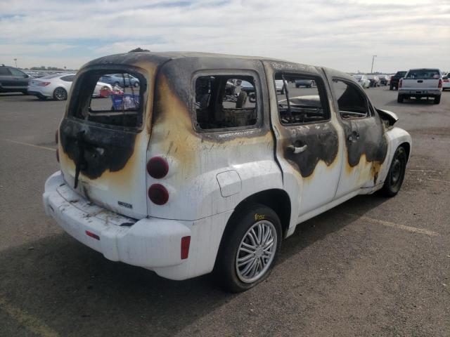 3GNBAADB8AS507592 - 2010 CHEVROLET HHR LS WHITE photo 4