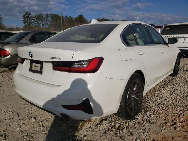 3MW5R1J05M8B87809 - 2021 BMW 330I WHITE photo 4