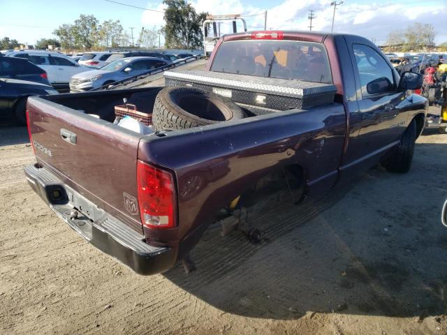 1D7HA16KX4J149861 - 2004 DODGE RAM 1500 S BURGUNDY photo 4