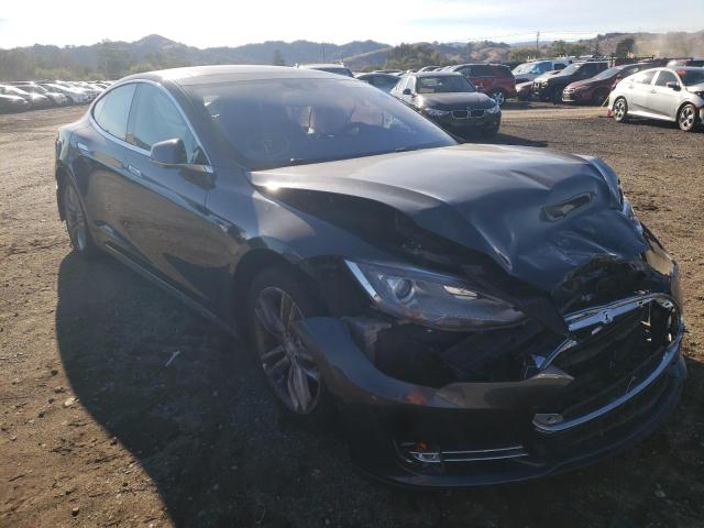 5YJSA1E12FF107249 - 2015 TESLA MODEL S ნაცრისფერი ფოტო 1