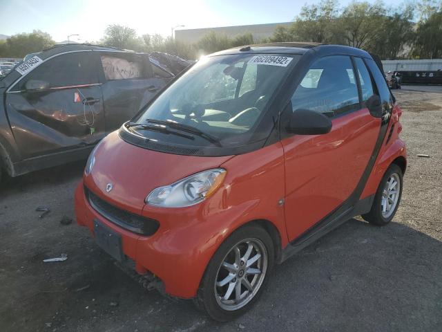 WMEEK31X38K123774 - 2008 SMART FORTWO PAS 橙色 照片 2