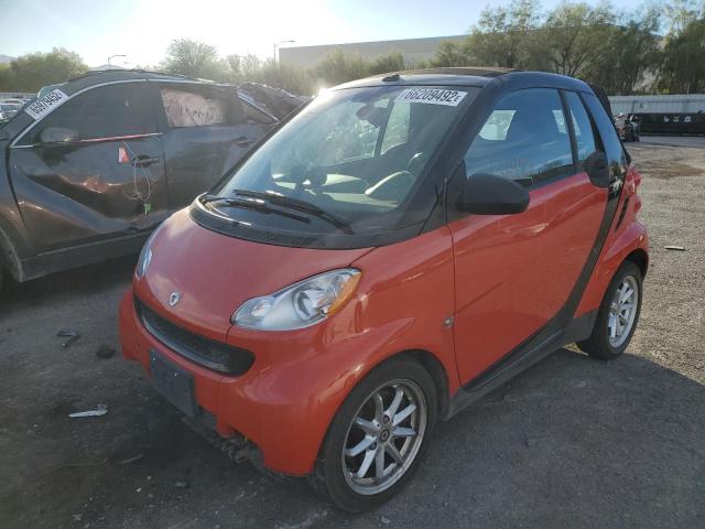 WMEEK31X38K123774 - 2008 SMART FORTWO PAS ORANGE photo 2