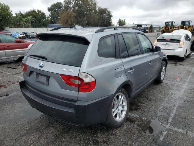 WBXPA73444WC39997 - 2004 BMW X3 2.5I GRAY photo 4