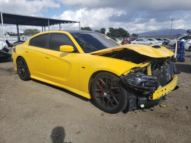 2C3CDXCT3HH528899 - 2017 DODGE CHARGER R/ YELLOW photo 1