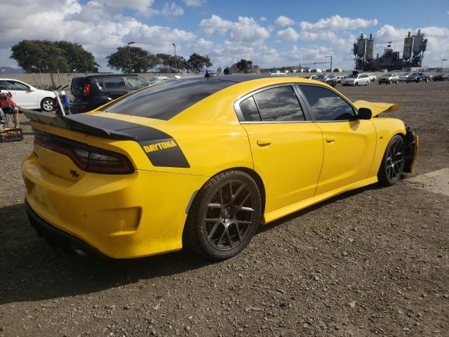 2C3CDXCT3HH528899 - 2017 DODGE CHARGER R/ YELLOW photo 4