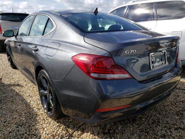 KMTG44LA6LU055386 - 2020 GENESIS G70 PRESTI GRAY photo 3