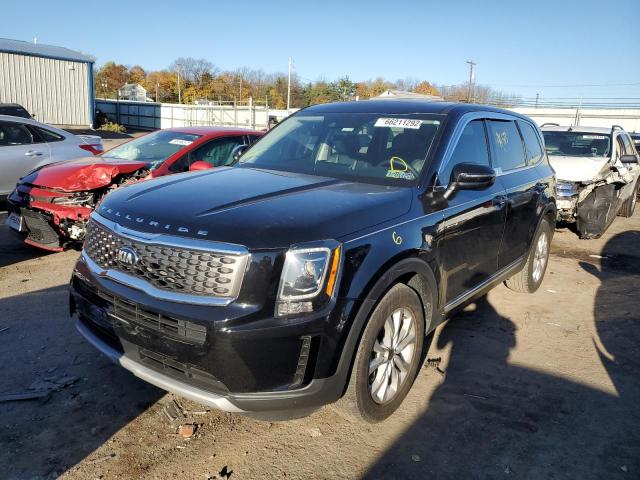 5XYP24HC8LG070990 - 2020 KIA TELLURIDE BLACK photo 2