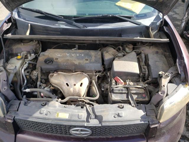 JTLKE50E281003396 - 2008 TOYOTA SCION XB ბურგუნდია ფოტო 7