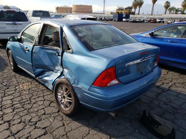 1FAHP3833YW397149 - 2000 FORD FOCUS ZTS BLUE photo 3