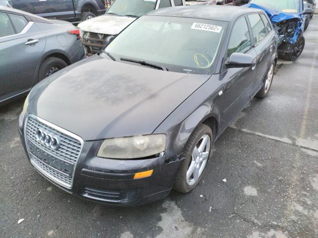 WAUHF78P46A035281 - 2006 AUDI A3 2 GRAY photo 2