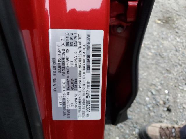 JM3KFBAM1N1554712 - 2022 MAZDA CX-5 RED photo 10