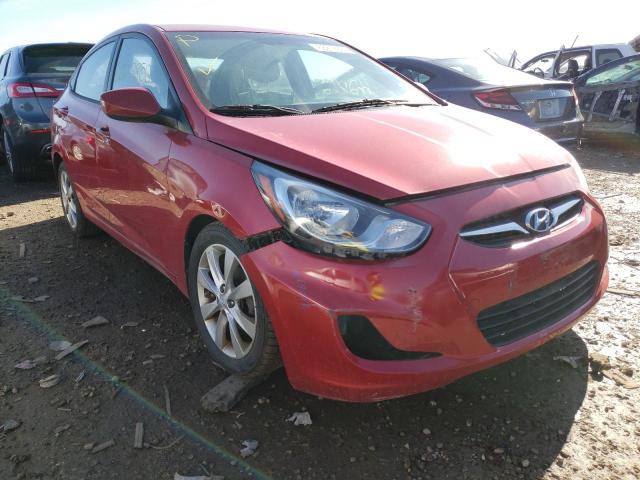 KMHCU4AE1CU247510 - 2012 HYUNDAI ACCENT RED photo 1