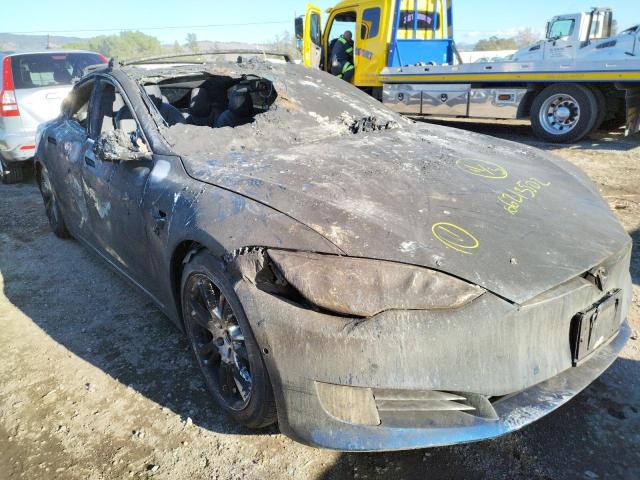 5YJSA1E20LF397592 - 2020 TESLA MODEL S Quemado foto 1