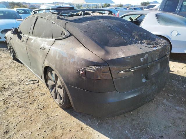 5YJSA1E20LF397592 - 2020 TESLA MODEL S Quemado foto 3