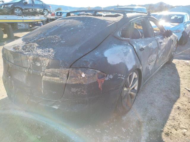 5YJSA1E20LF397592 - 2020 TESLA MODEL S Quemado foto 4