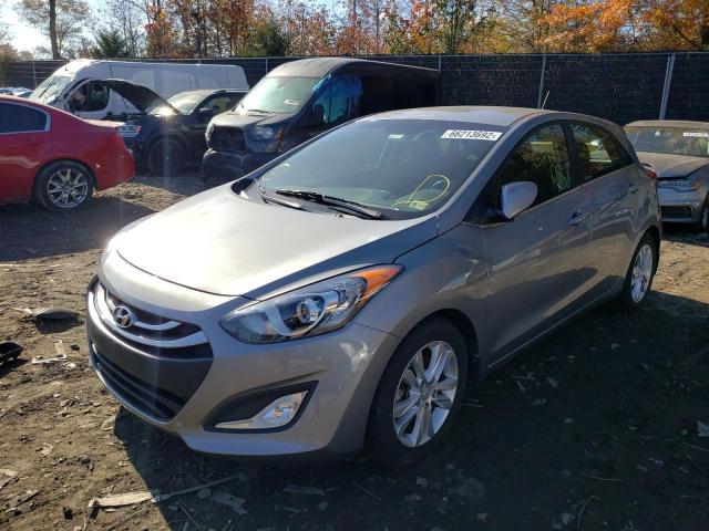 KMHD35LH5EU209737 - 2014 HYUNDAI ELANTRA GT SILVER photo 2