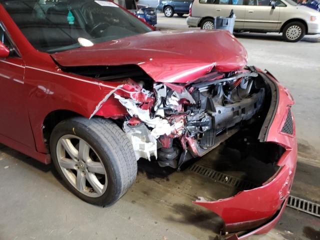4T1BE46K88U247583 - 2008 TOYOTA CAMRY CE RED photo 9