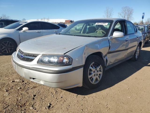 2G1WF52E519316766 - 2001 CHEVROLET IMPALA SILVER photo 2