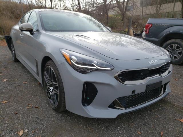 KNAE55LC3N6106759 - 2022 KIA STINGER GT GRAY photo 1