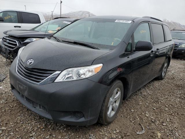 5TDKK3DC8CS196117 - 2012 TOYOTA SIENNA LE BLACK photo 2