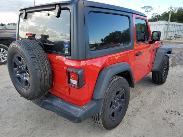 1C4GJXAG4NW163710 - 2022 JEEP WRANGLER S Կարմիր լուսանկար 4