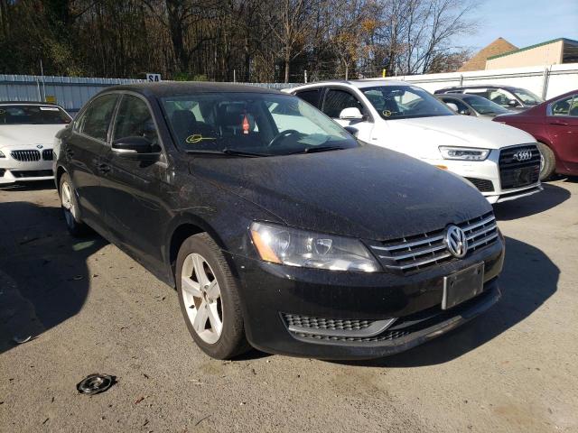 1VWBN7A34DC033175 - 2013 VOLKSWAGEN PASSAT SE BLACK photo 1