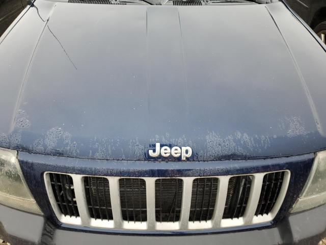 1J4GW48SX4C312240 - 2004 JEEP GRAND CHER BLUE photo 7