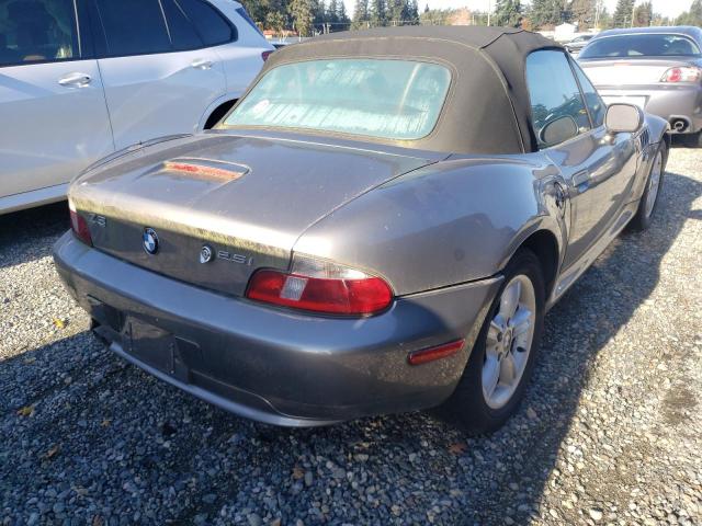 WBACN33441LM04169 - 2001 BMW Z3 2.5 GRAY photo 4