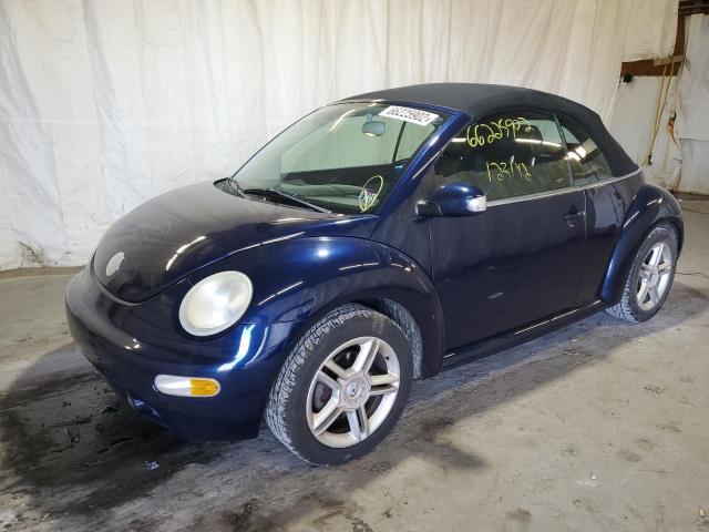 3VWCD31Y05M300758 - 2005 VOLKSWAGEN NEW BEETLE 蓝色 照片 2